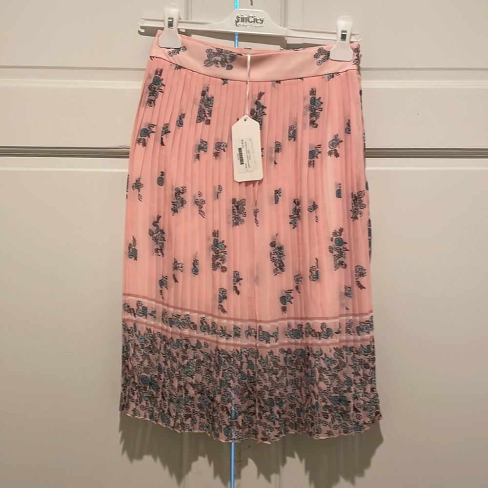 Rose floral, chiffon skirt